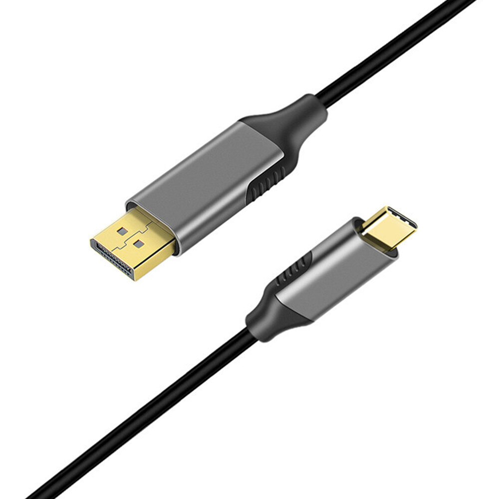 Usb c till displayport kabel  (4k @ 60hz)  usb 3.1 typ c (thunderbolt 3 kompatibel) till dp kabel för macbook galaxy  s9 huawei  p20