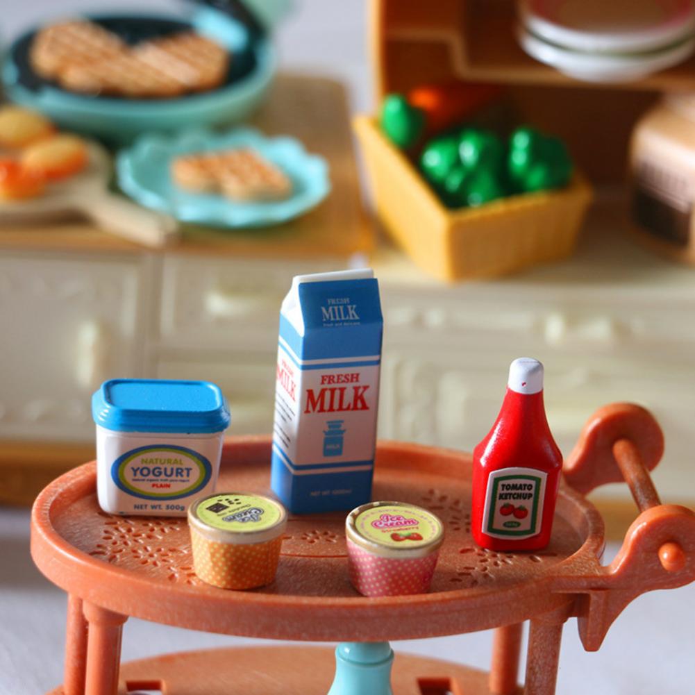 5 Pcs Miniatuur Speelgoed Multi-Gebruik Handgemaakte Plastic Miniatuur Speelgoed Display Voor Thuis