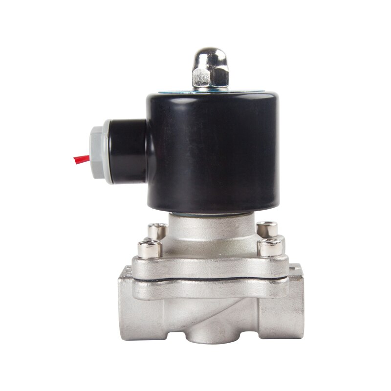 Stainless steel Electric Solenoid Valve 1/4" 3/8" 1/2" 3/4" 1" Normally Closed Pneumatic for Water Oil Air gas 12V/24V/220V/110V