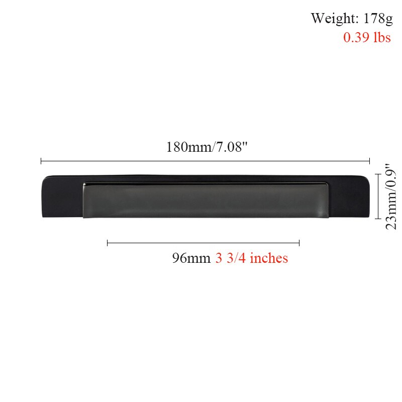 European Affordable Luxury Cabinet Handles Black Gray Splicing Kitchen Cupboard Pulls Drawer Knobs Furniture Handle Hardware: 96mm-10pcs