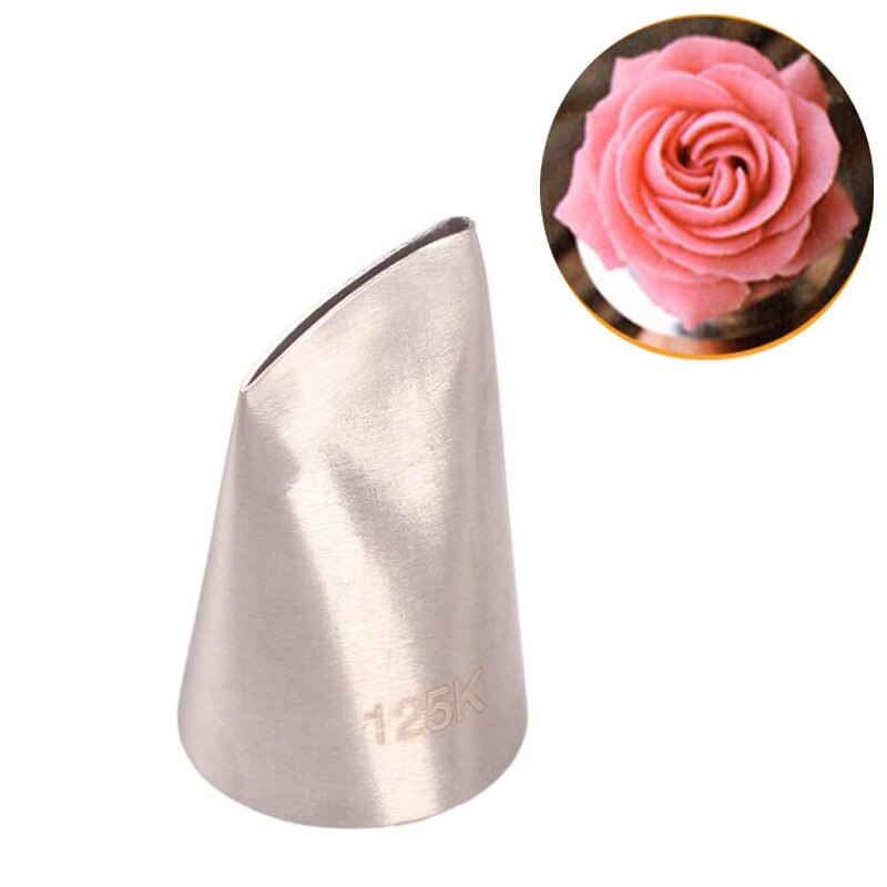 #125K Austin Rose Icing Piping Nozzles Bakken Tools Voor Cake Fondant Decoratie Rvs Pastry Tips Bakken Accessoires