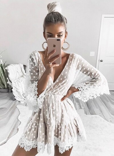 Retro-stijl zwarte stippenprint tule kantstof afrikaanse sluier zachte mesh tule net voor trouwjurk/tutu blouse