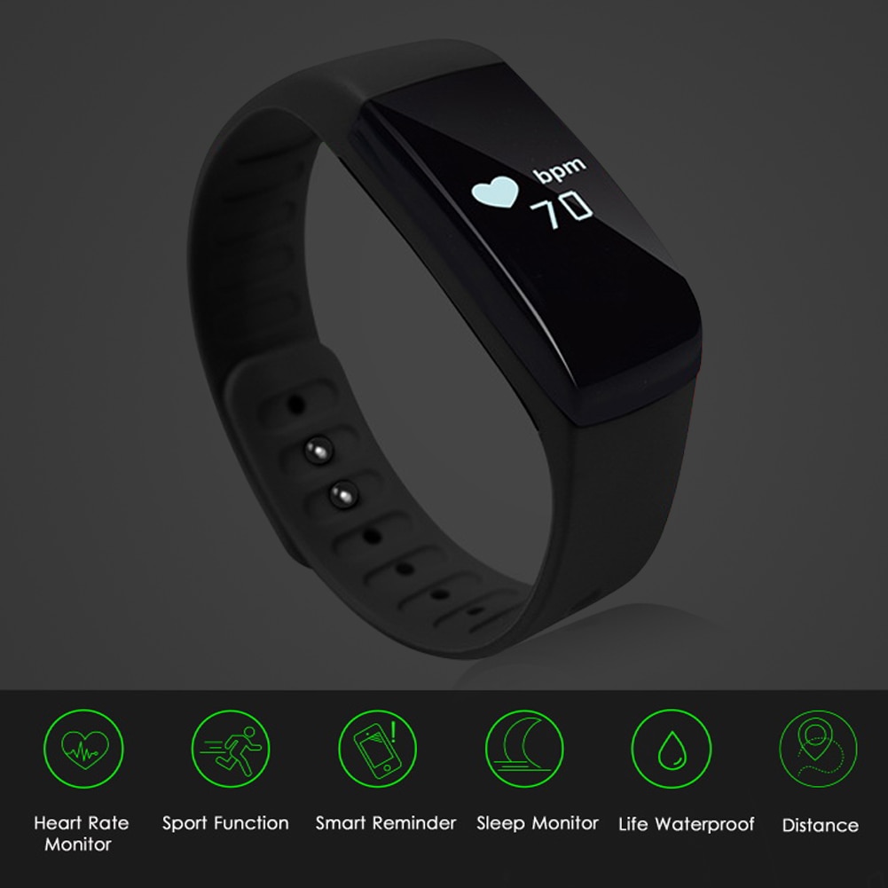 UP08 Smart Heart Rate Sleep Monitor Waterproof Bluetooth-compatible Step-147307