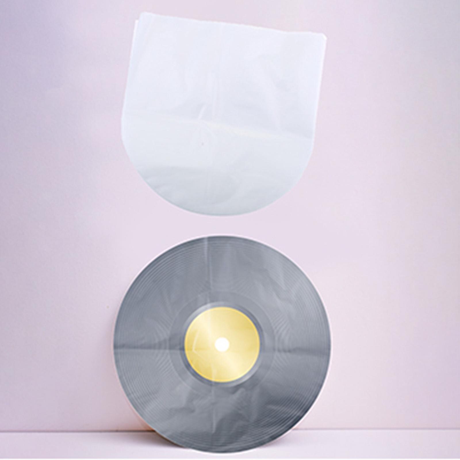 Anti-Static Record Protecter Outer Cover Clear Album Storage Storage Self: 7 inch