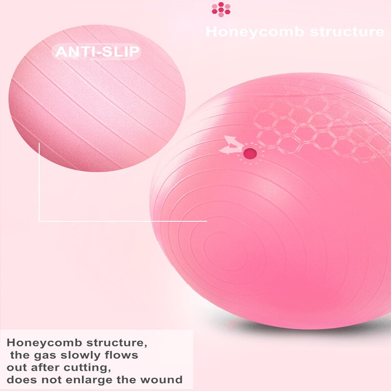 Stabiliteit Oefening Bal 65 cm/75 cm Balance Ball Bevalling Bal met Luchtpomp Anti-Slip Anti- burst Ondersteunt 2000lbs Geweldig voor Yoga