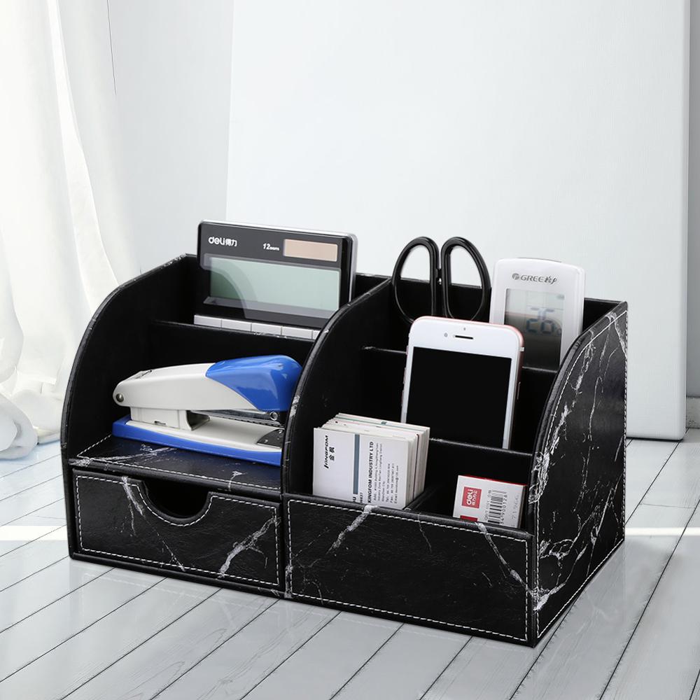 Office Supplies Multi-functional Stationery Storage boxes Pen holder Pencil Box Large capacity Desk organizer with drawer