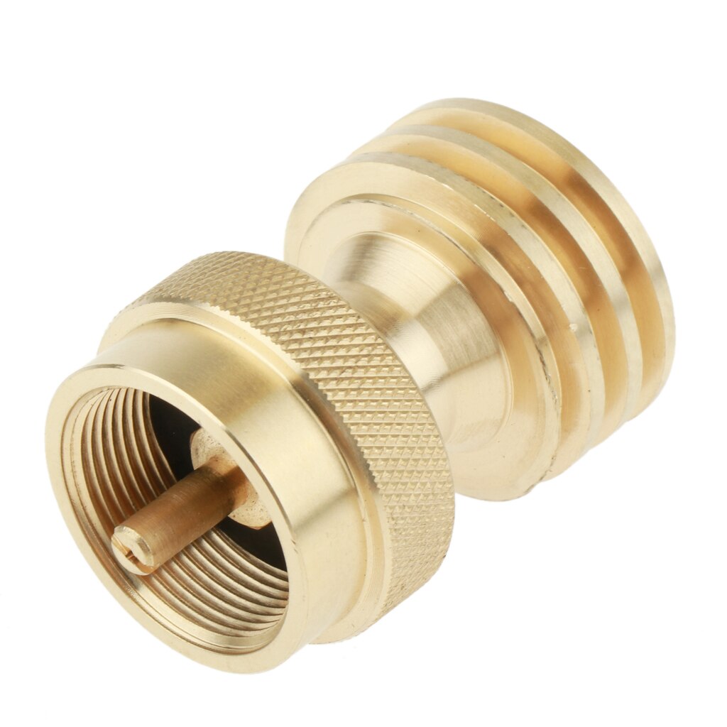 Universal Brass Gas Steel Bottle Propane Tank Adapter Converter Connector