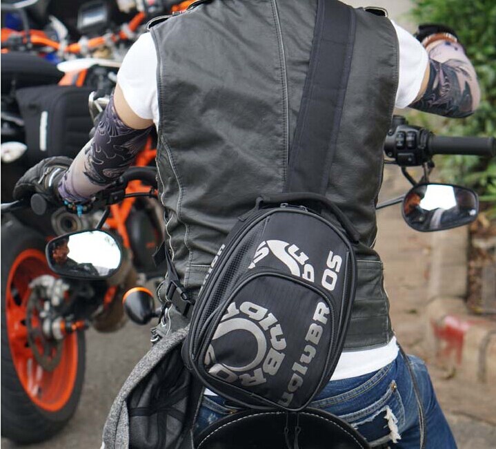 Nyeste uglybros ubb 09 cykel motorcykel tur udenfor sport bryst pack olie tank taske messenger bag regnslag