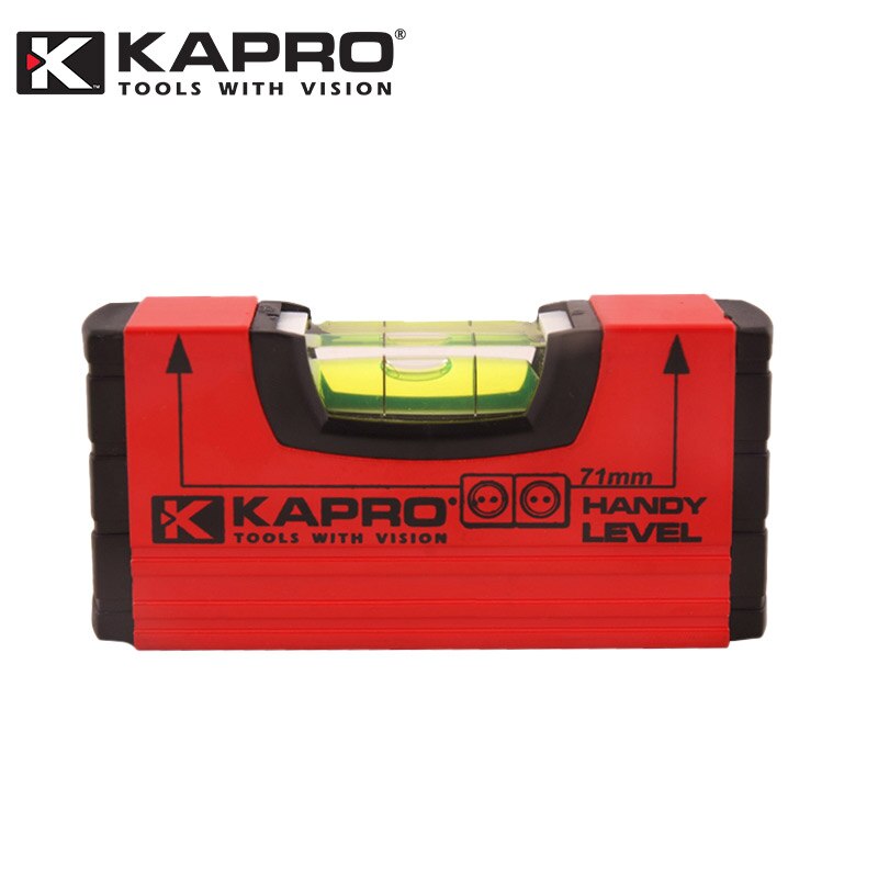 Kapro mini draagbare waterpas, waterpas, inclinometer, meetinstrumenten met magnetische waterpas, liniaal, hoge gevoeligheid 10cm