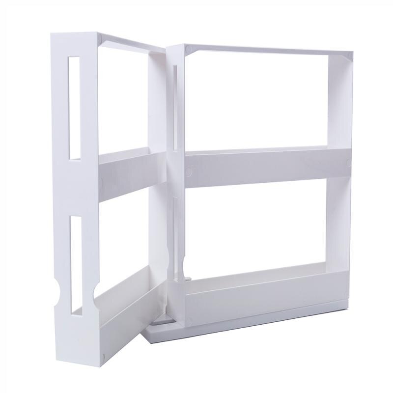 Rack Holder Storage Shelf Push-Pull Organiser Slim Slide Kitchen Trolley Door Condiment Kitchen Cabinet Storage Rack: Default Title