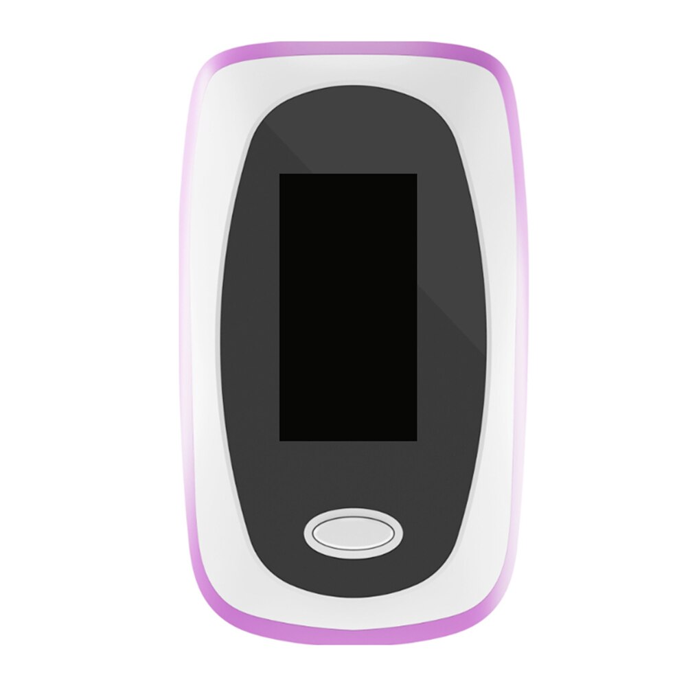 Oxímetro con Clip para dedo, Monitor de oxígeno en sangre, pulsómetro, oxímetro de oxígeno, pulsómetro, SpO2 oximetría sin batería (gris): Purple