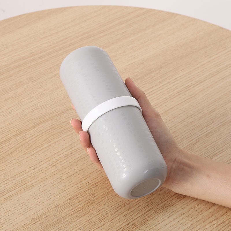 ideas plastic wash gargle cup suit a family of four multifunctional travel artifact northern wind gargle: Deep grey