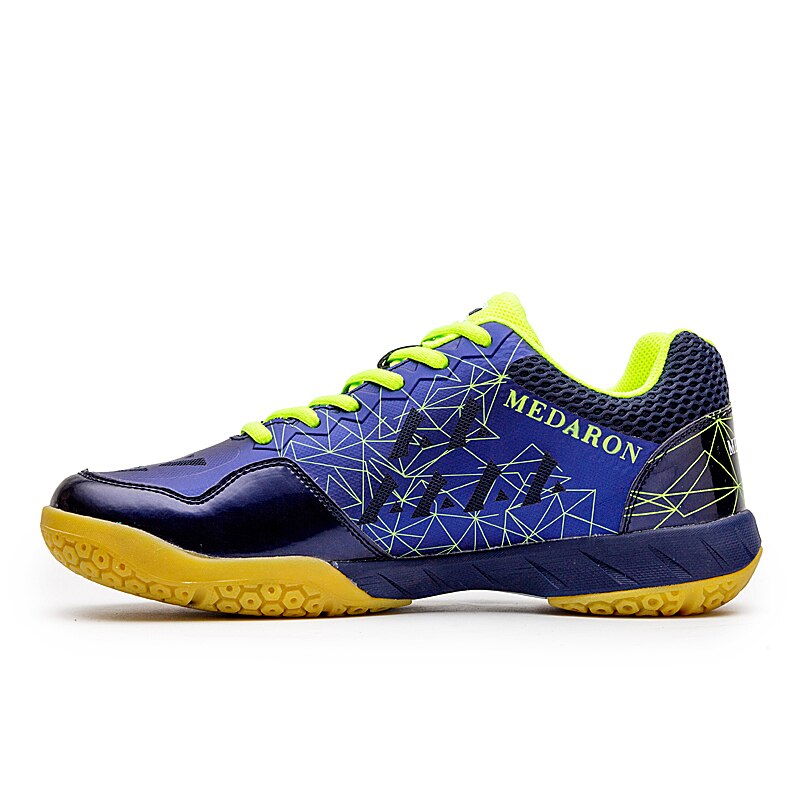 Neue Herren Badminton Schuhe Weiß Blau Männer Frauen freundlicher Anti Unterhose Tennis Schuhe Größe 36-45 Licht Gewicht Badminton turnschuhe Damen: BlueGreen / 8