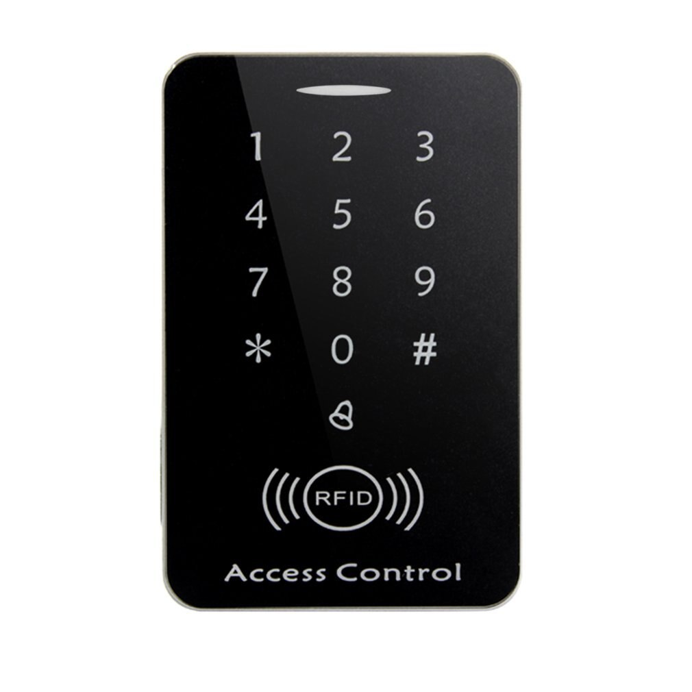 M203SE RFID Standalone Touch Screen Access Control Card Reader with Digital Keypad 10pcs Keys Card for Home Apartment Factory