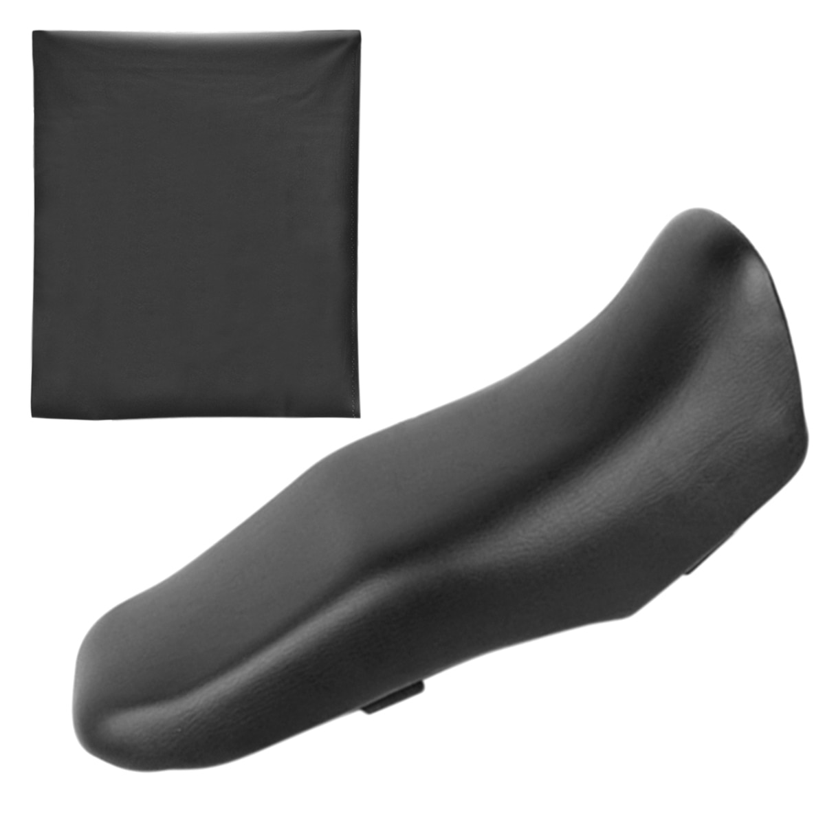 universell 90*70cm motorsykkel skinn setetrekk slitesterk motorsykkel scooter elektrisk bil skinn setebeskytter svart