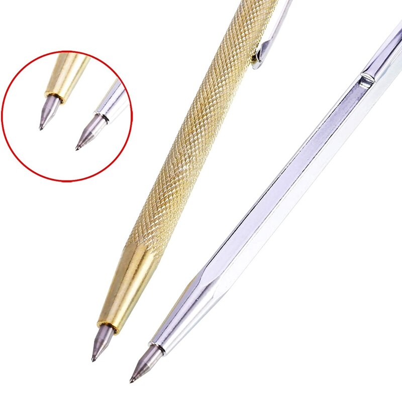 8Pcs Tip Scriber Etching Engraving Pen Glass Scribe Tool Aluminium Etching Engraving Penfor Ceramics Glass