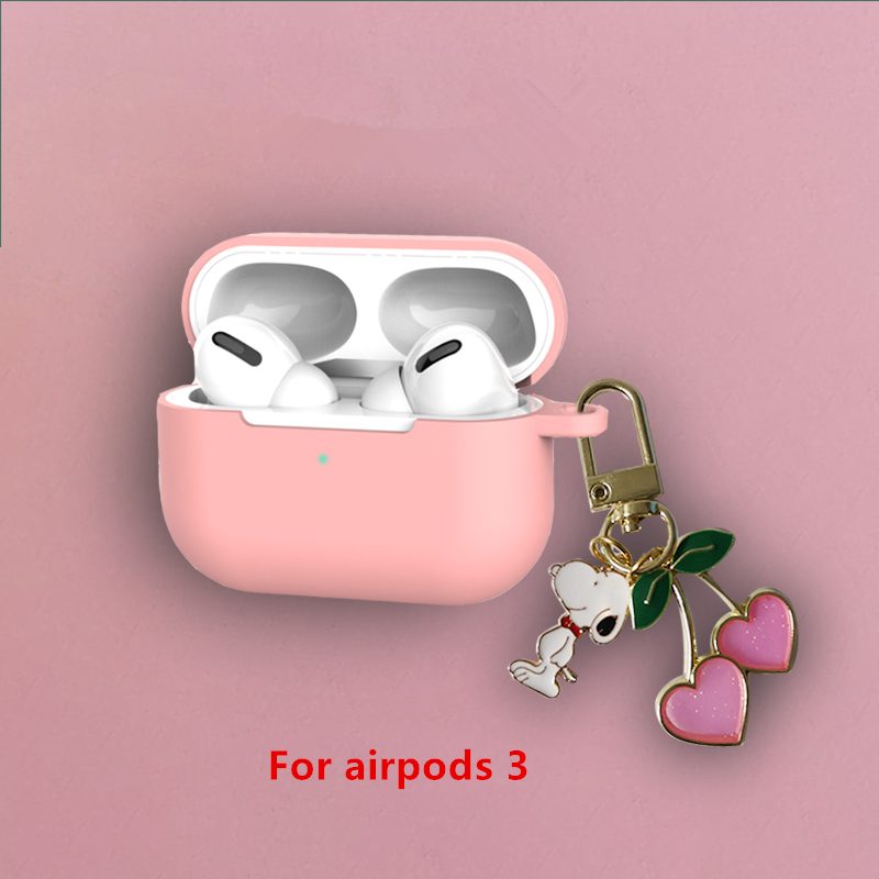 Cute Cherry Dog Silicone Case for Apple Airpods Pro Case Air pods Accessories Bluetooth Earphone Headphone Protective Cover: 13