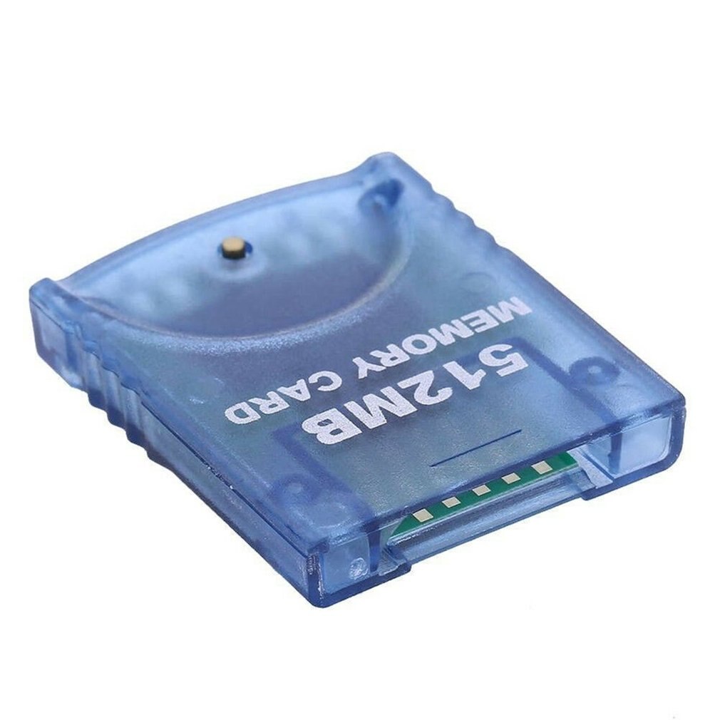 Novo cartão de memória para nintendo wii gameqube, branco, prático, fácil de usar