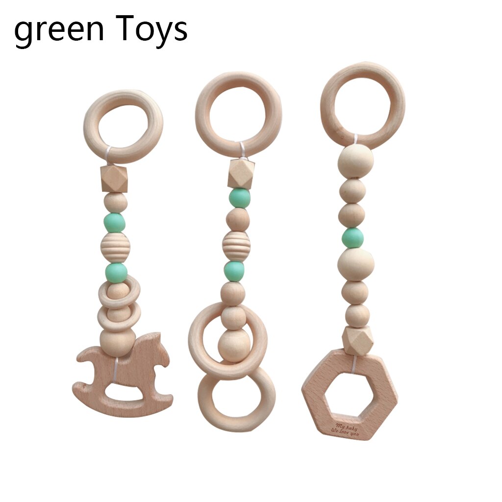 Jouet de gymnastique nordique pour bébés | Jouet avec anneau, cadre en bois, porte-vêtements, , décor pour chambre d'enfants A10: B-Green Toys