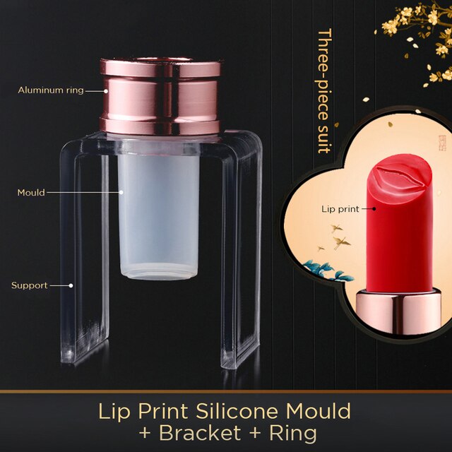 Stampo per rossetto fai-da-te kit di bellezza artigianato strumenti stampo per rossetto di alta qualità stampo per rossetto in silicone nuovo stampo in silicone: Lip print