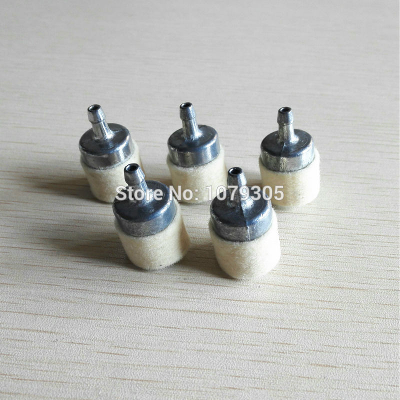 5PCS Chainsaw and brush cutter fuel filter 5.2MM