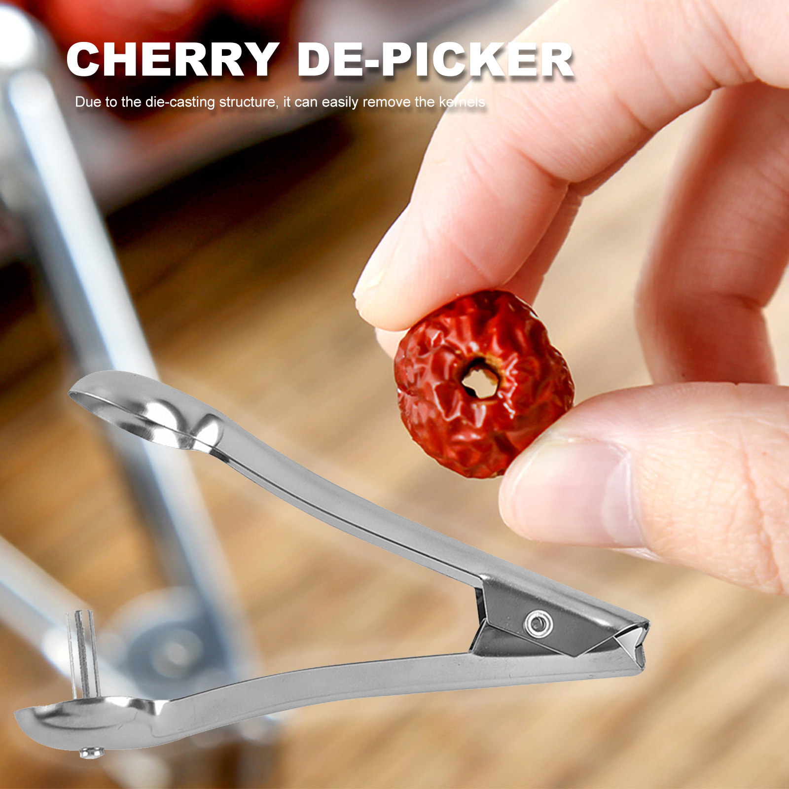 Gadgets pratiques en acier inoxydable pour enlever le noyau de la fosse à fruits, accessoires de presse à main, kit pour la maison et la cuisine