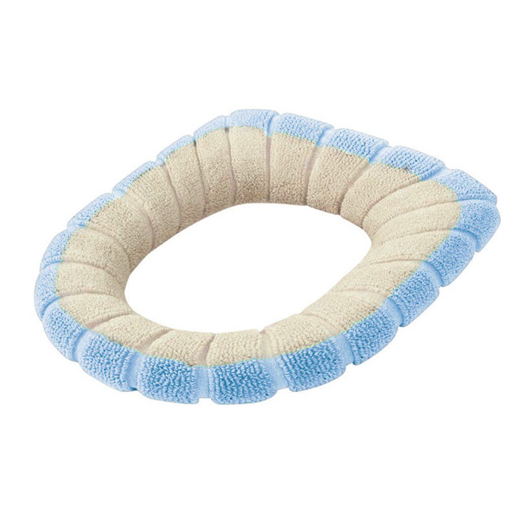 Bathroom Toilet Seat Closestool cushion Washable Soft Warmer Mat Cover Pad Cushion Toilet Seat Closestool Cover cushion: 6