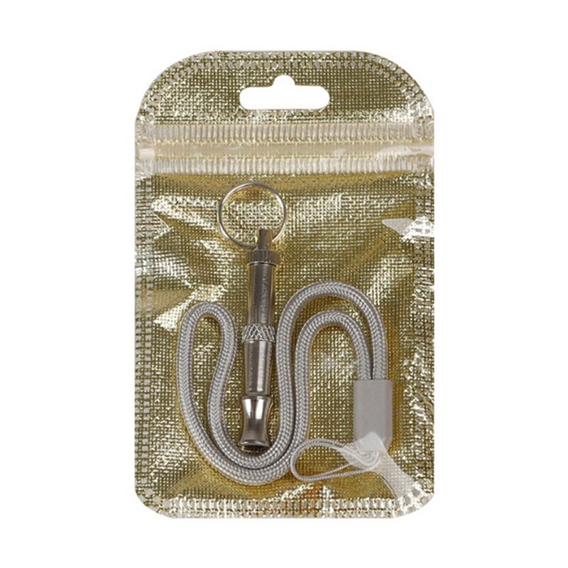 Stainless steel adjustable dog training whistle dog ultrasonic whistle shepherd dog training whistle