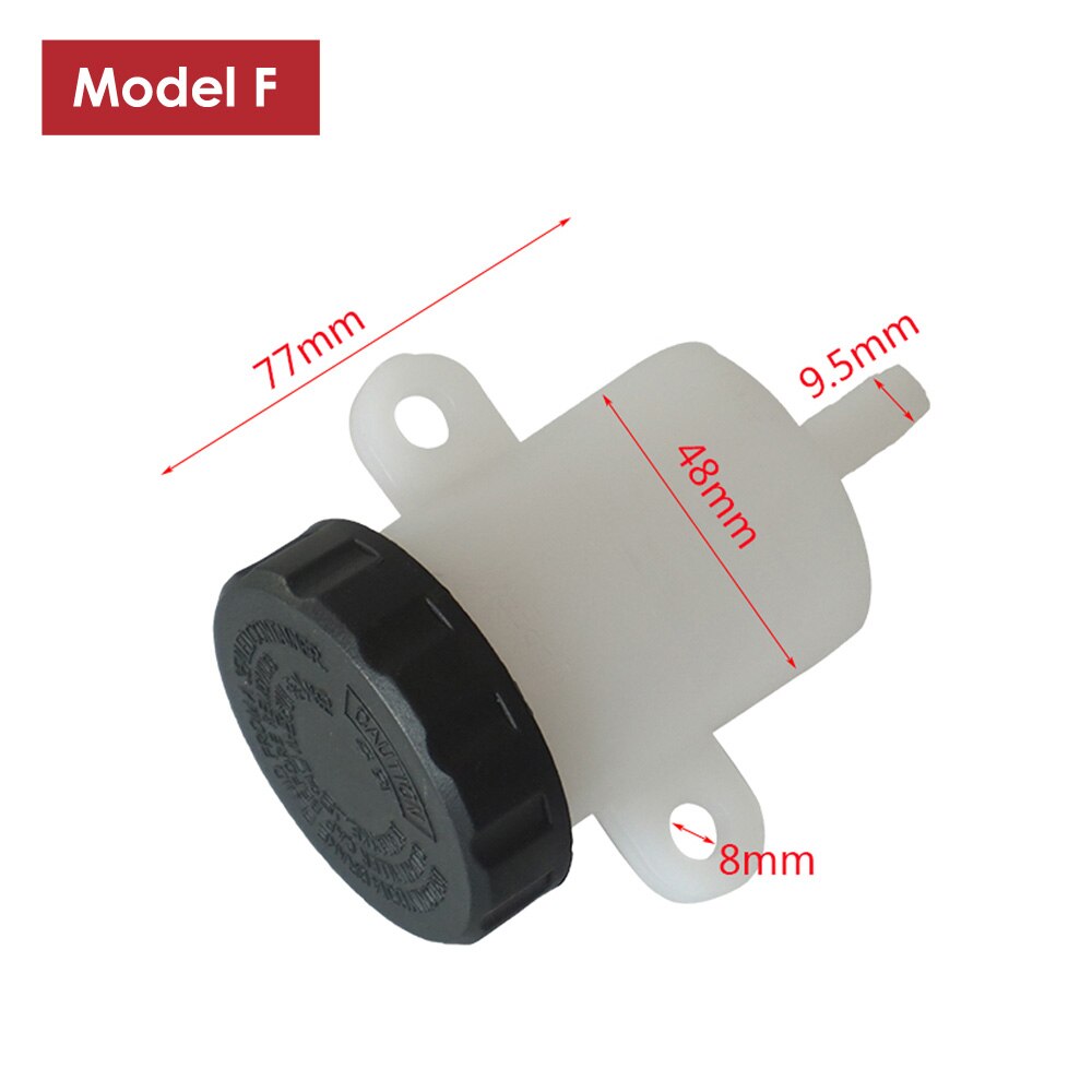 Universal Refit Motorcycle Foot Rear Brake Master Cylinder Tank Oil Cup Fluid Bottle Reservoir For Yamaha Honda Suzuki: Model F