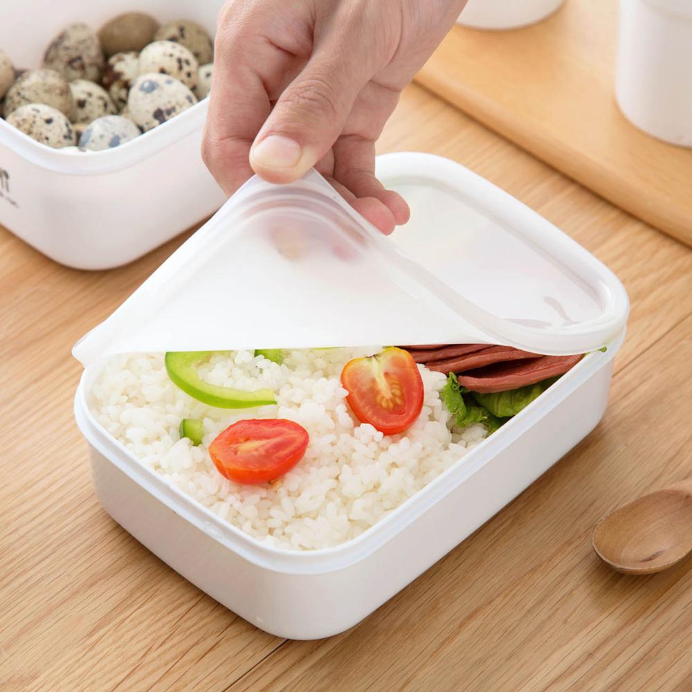 1Pc Kitchen Containers Food Storage Container Lunch Box Refrigerator Organizer Bento Boxes Food Storage Box Cereal Plastic Case
