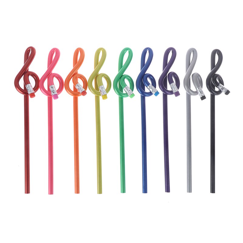 1Pc Potlood Multi Kleur Muzieknoot Potlood Decoratie Potlood School/Kantoorbenodigdheden Muzikant