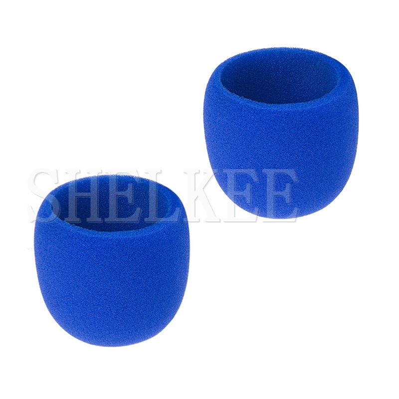 Bonnette anti-vent en mousse shelkee pour microphones à condensateur blue yeti nano et yeti nano, servant de filtre anti-pop pour les microphones: Gris