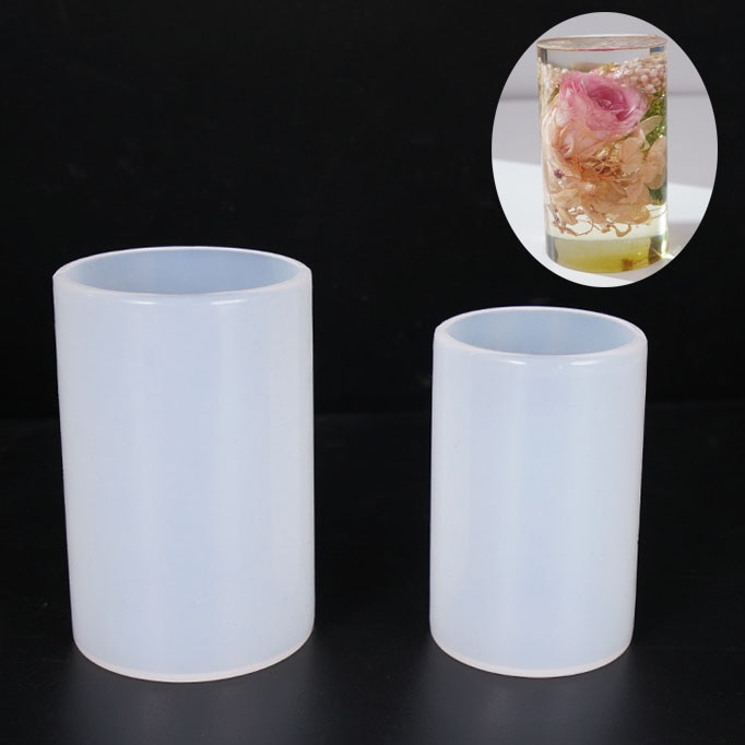 Crystal Cilinder Siliconen Mal Voor Gedroogde Bloem Decoratie Diy Maken Vinden Accessoires