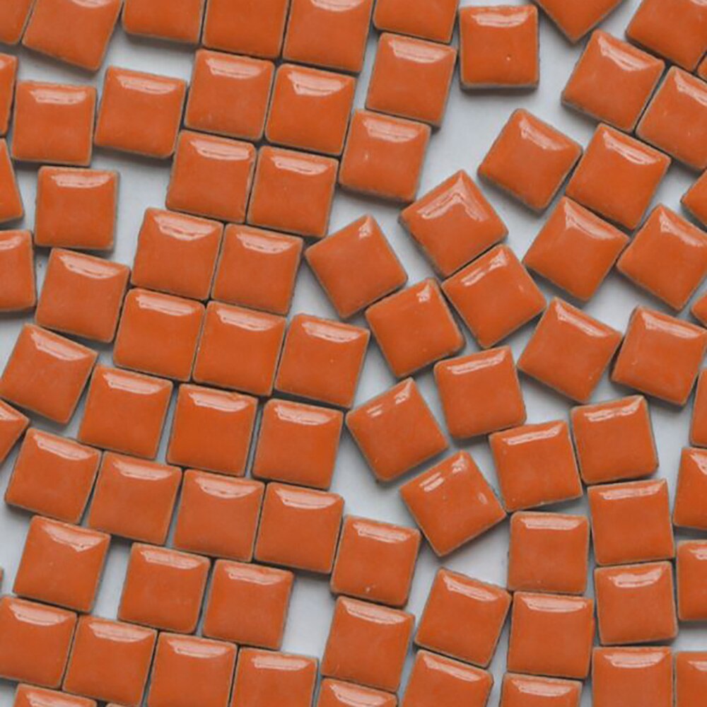 100pcs Multicolor Glass Mosaic Tile Square Ceramic Mosaic Tiles DIY Arts Crafts Making Material: 9