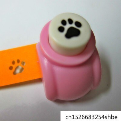 1/pcs Mini Craft Heart Punch Machine Scrapbooking Handmade Cut Card Hole Puncher For Diy Paper Shaper Cutter Furador Eva: Hollow  paw