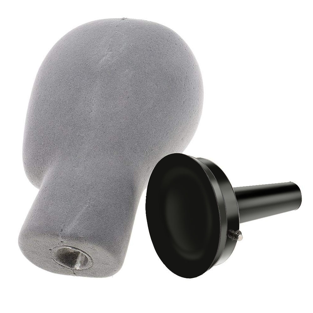 37cm Basis Platte Styropor Mannequin-kopf Modell Perücken Kappen Brillen Anzeige Stand Halfter