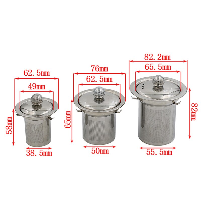 Infuseur à thé réutilisable en acier inoxydable, passoire à thé, théière en vrac, feuille de thé, filtre à épices, accessoires de cuisine, poignée