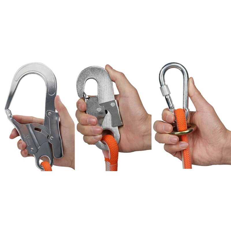 High Altitude Protective Safety Belt Nylon Sling Belt With Hook High Strength Wearable Anti Fall Off