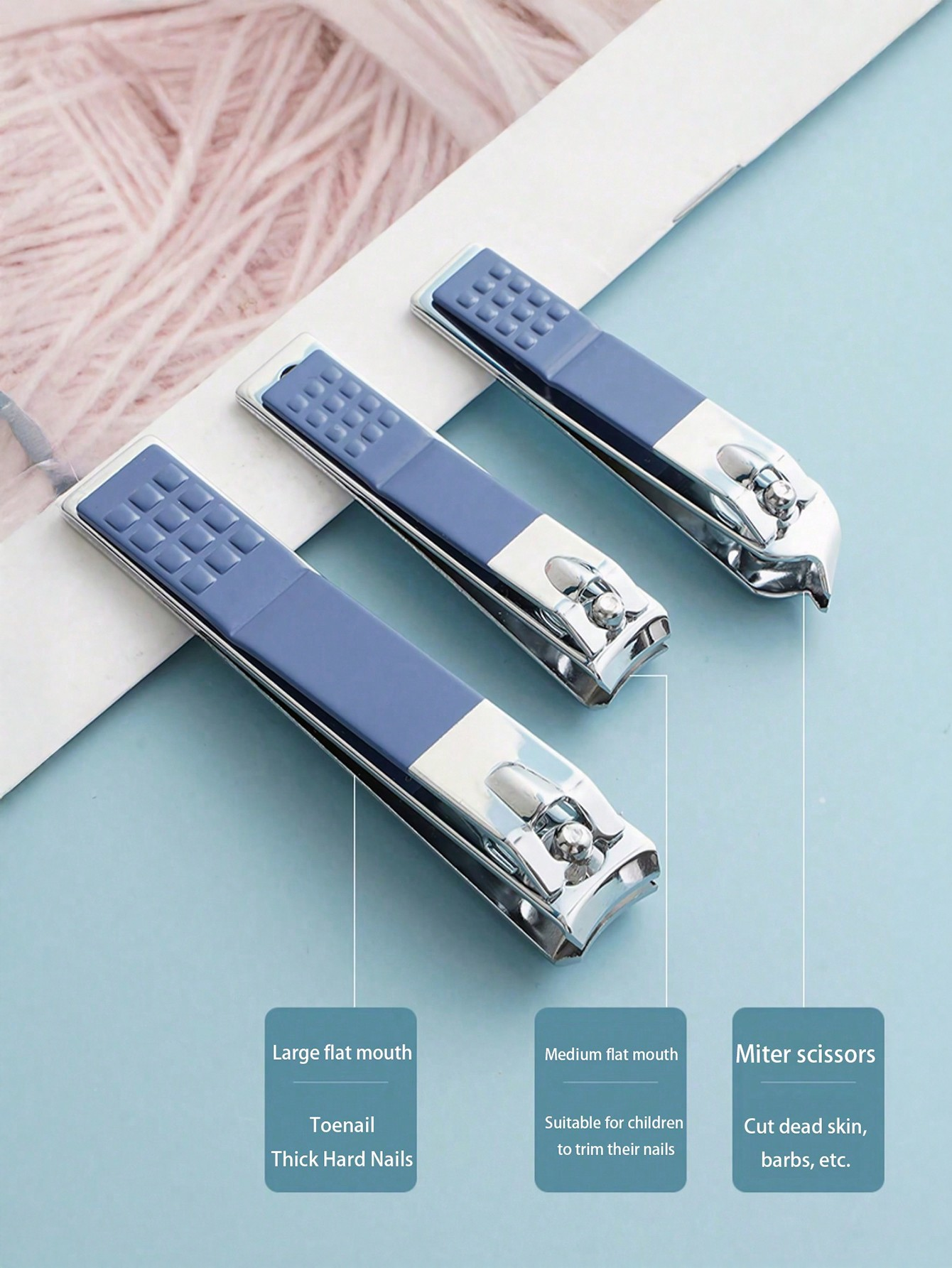 Manicure Set Nail Clippers Pedicure Kit, Stainless Steel Nail Care Tools Grooming Kit with Luxurious Travel Leather