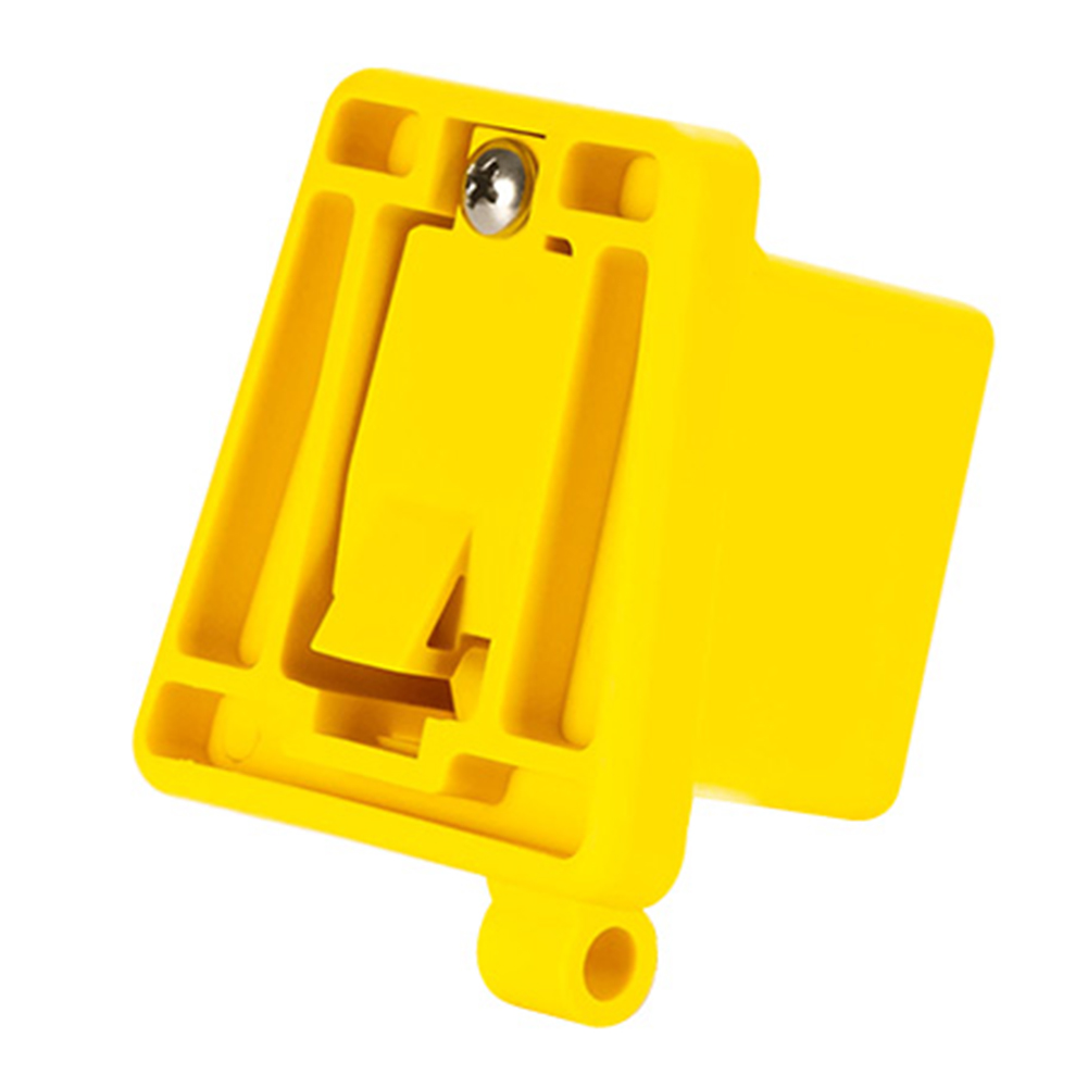 Bloque adaptador de portador delantero de bicicleta con accesorios de tornillo, soporte delantero de bicicleta plegable para bicicleta plegable Brompton: YELLOW