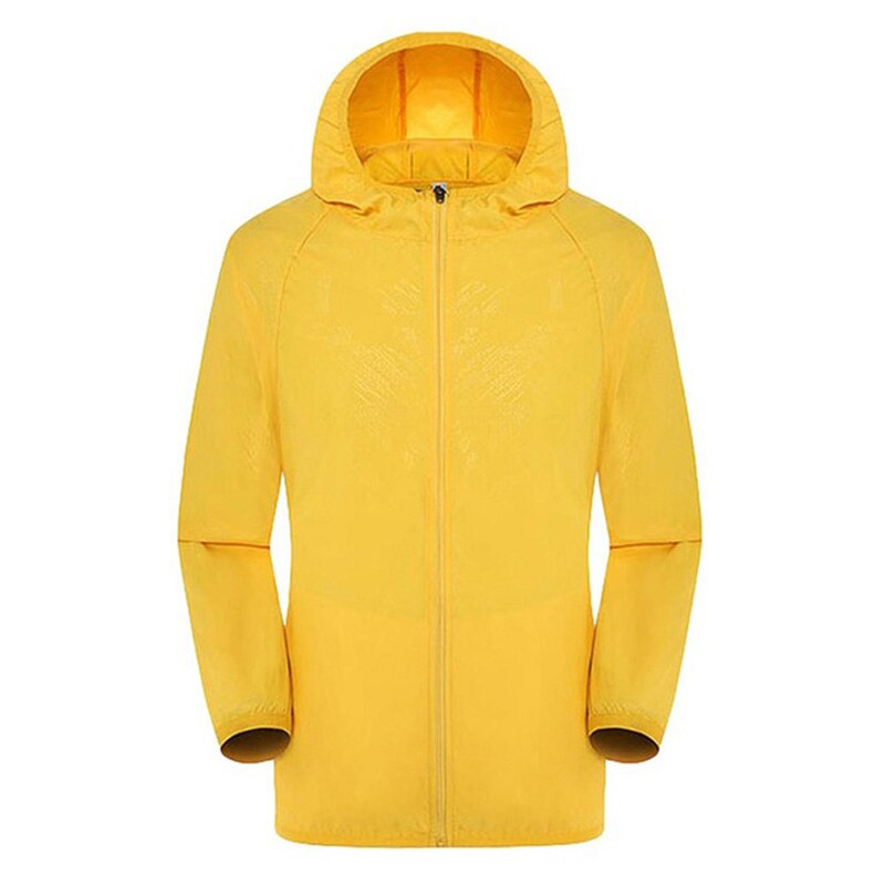 Spring Autumn Sun-Protective Coat Outdoor Hiking Sport Jackets Women Tops Quick-Dry Sports Jacket Women Sun protection Coat: yellow / L
