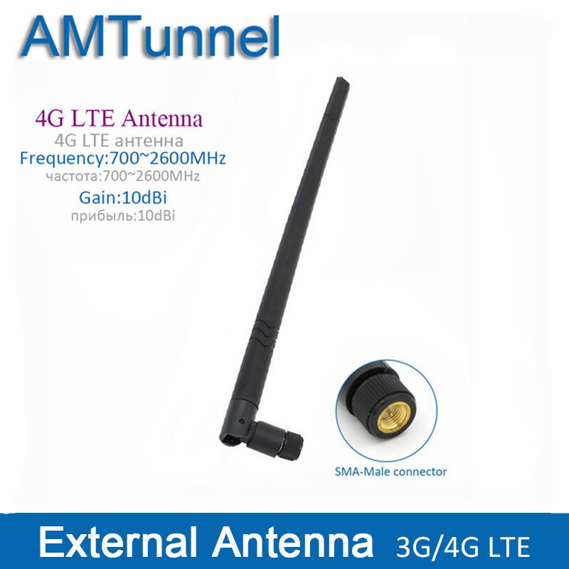 4G Lte Externe Antenne 10dBi 3G 4G Router Antenne 3G Indoor Antenne Met Sma Male Connector voor Huawei Router Modem
