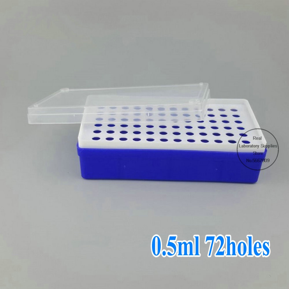 1piece 0.5ml 1.5/2ml 5ml plastic Centrifuge tube box PCR tube Storage boxs Laboratory supplies