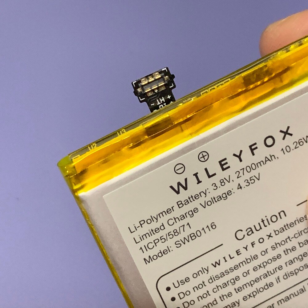 2700mAh SWB0116 Battery For Wileyfox Swift 2 /Swift 2 Plus mobile phone Battery