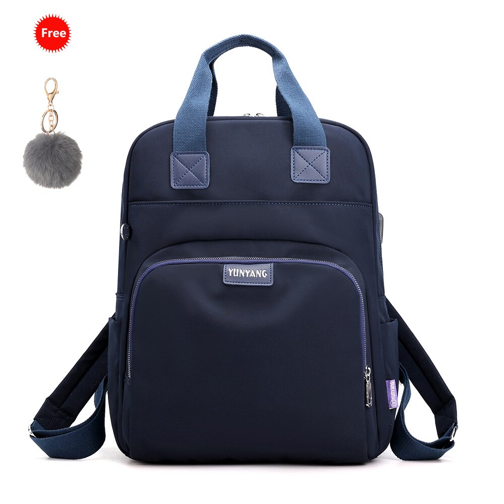 Sac à dos chargeur USB pour filles, hommes, femmes, voyage, cartable pour garçons et adolescents: Bleu