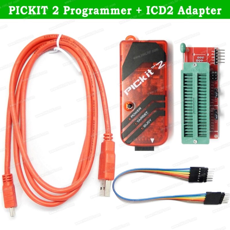 PICKit 2 PICKit3 PICKit3.5 Simulator Programmeur + ICD2 Programmering Adapter Universele Programmeur Set: PICKit 2 Set