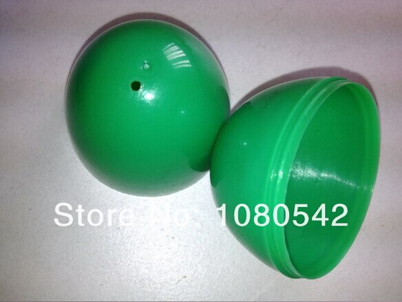 Effen kleur Plastic ei Paasei voor 6x4 cm 50 stks/partij