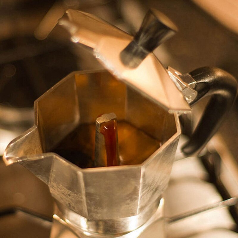 Alumiininen italialainen liesitaso/moka espresso-kahvinkeitin/perkolaattorityökalu 50ml