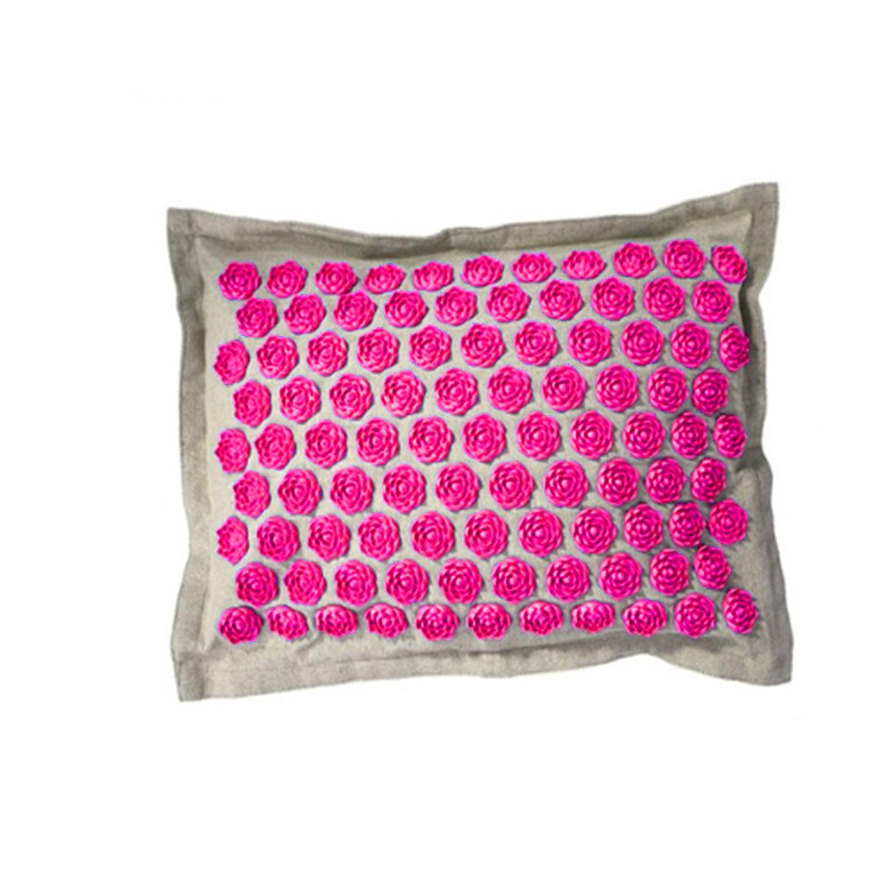 (Acquista ora) tappetino per agopuntura in lino organico naturale cuscino per massaggio con punta di loto cuscino per Yoga terapia schiena/collo/dolore: Rose Pillow