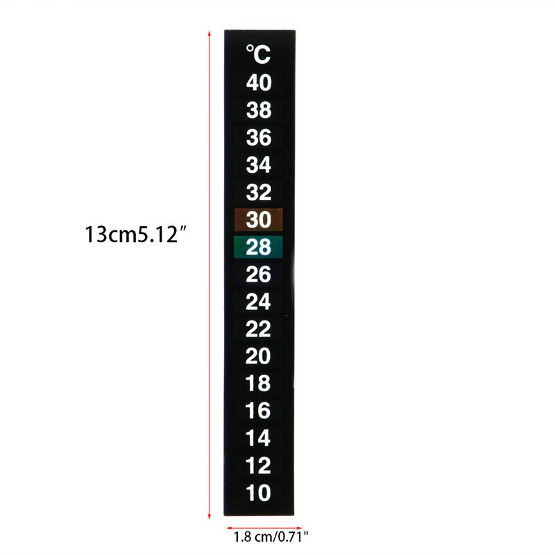 1pc digital akvarie akvarium termometer temperatur klistermærke stick-on  l4mb